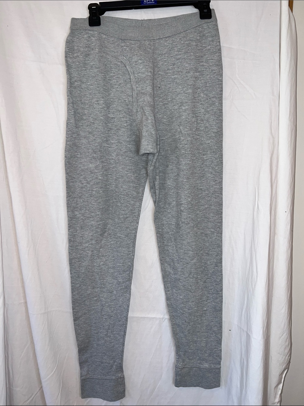 Men's Grey Thermal Long Johns - Classic Comfort